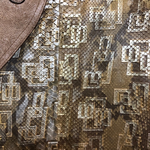 Handmade in Mexico - Python and Pig Leather bag - Picture 5 of 7